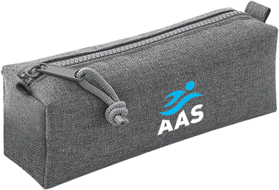 Quadra/Bagbase - Aas Pencil Case - Grey Marl